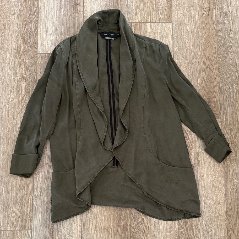 Tahari Women's Olive Green Jacket